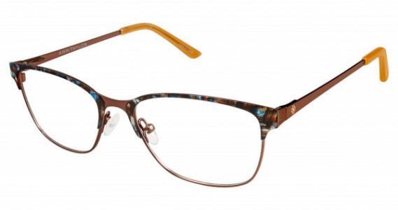 Ann Taylor AT102 Ann Taylor Eyeglasses, C01 MATTE BROWN