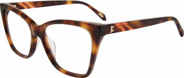 Just Cavalli VJC077V Eyeglasses, HAVANA BROWN (09AJ)