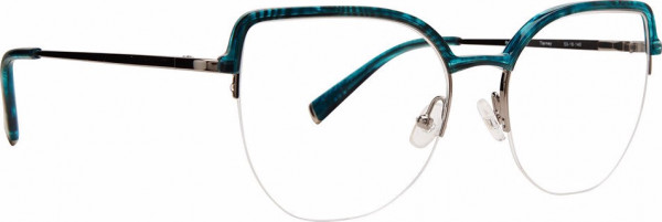 Trina Turk TT Tierney Eyeglasses, Peacock