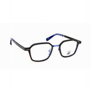 J.F. Rey JF3038 Eyeglasses, 2908 BLACK WOOD/BLUE
