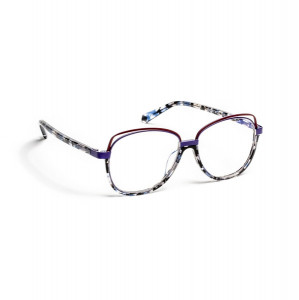J.F. Rey PA096 Eyeglasses, 7530 GRADIENT PURPLE/BROWN/RED/SATIN GOLD