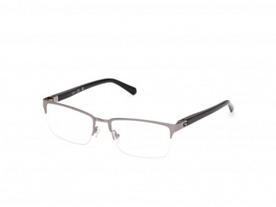 Guess GU50191 Eyeglasses, 002 - Matte Black / Shiny Bordeaux