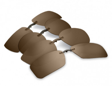Silhouette Clip-On BS / 55 5076 Eyeglasses, 05 brown