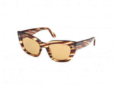 Tom Ford FT1190 ATHENA Sunglasses, 53E - Blonde Havana / Blonde Havana