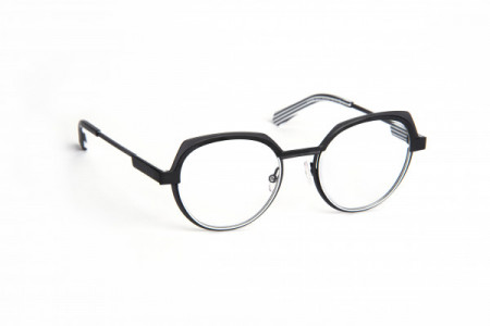 J.F. Rey JF3096 Eyeglasses, 0010 BLACK / WHITE