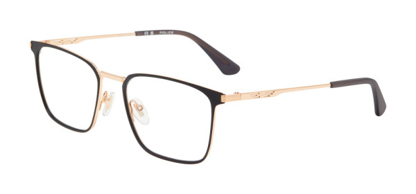 Police VPLQ70 Eyeglasses, Matt Ruthenium W/colours 0622