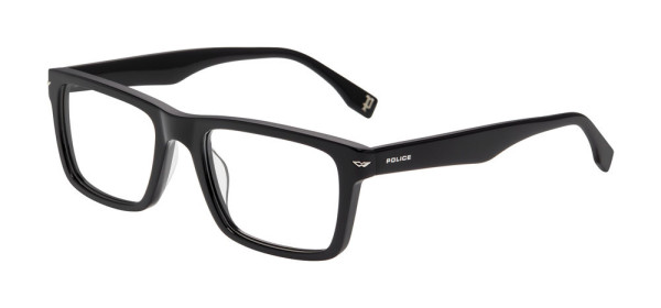 Police VPLQ64 Eyeglasses, Shiny Black 0700