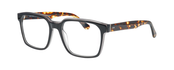 William Morris OXFORD 2 Eyeglasses, BLACK DARK SHINY