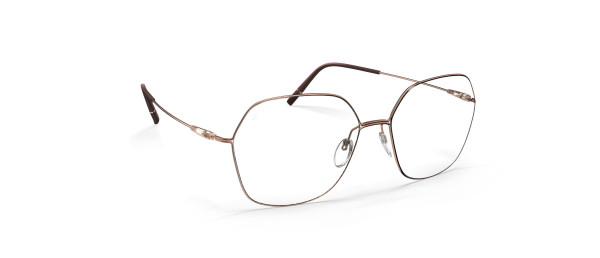 Silhouette Dynamics Colorwave Full Rim 4549 Eyeglasses, 3530 Glossy Rosegold