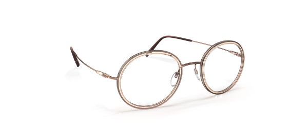 Silhouette Dynamics Colorwave Contour Full Rim 5582 Eyeglasses, 3530 Rosegold / Blush