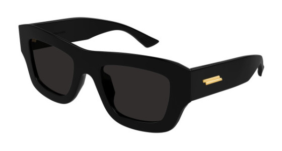 Bottega Veneta BV1357S Sunglasses, 001 - BLACK with GREY lenses