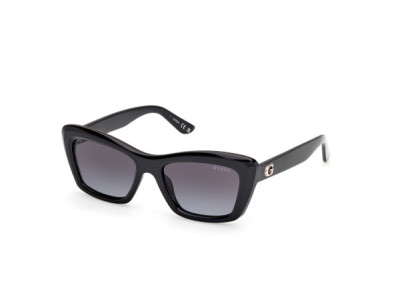 Guess GU00195 Sunglasses, 01B - Shiny Black / Shiny Black