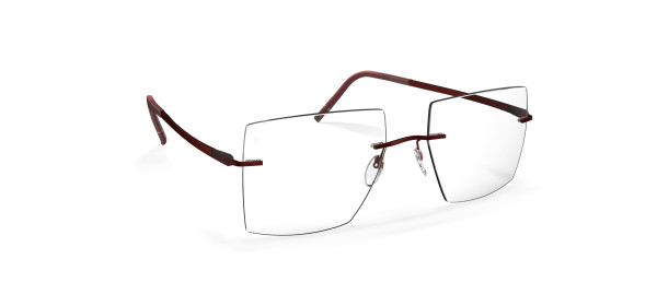 Silhouette The Dawn  5573 ON Eyeglasses, 3040 Warm Burgundy