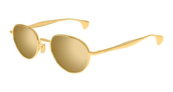 Bottega Veneta BV1396S Sunglasses, 002 - GOLD with GOLD lenses