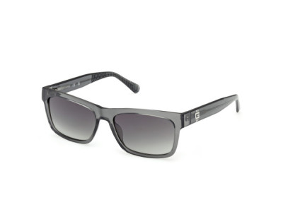 Guess GU00221 Sunglasses, 01B - Shiny Black / Shiny Black