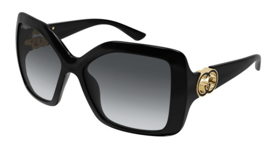 Gucci GG2015S Sunglasses, 001 - BLACK with GREY lenses