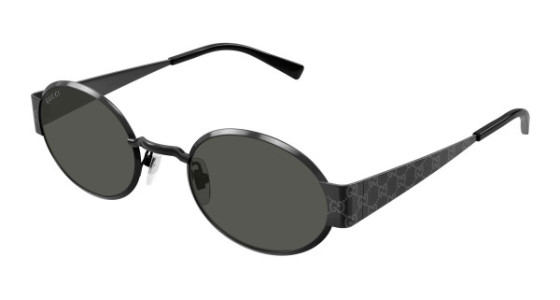 Gucci GG1854S Sunglasses, 001 - GUNMETAL with GREY lenses