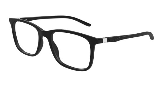 Puma PU0492O Eyeglasses, 001 - BLACK with TRANSPARENT lenses