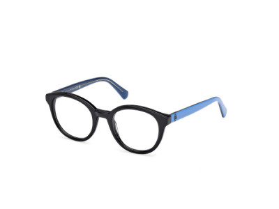 Guess GU50263 Eyeglasses, 005 - Shiny Black / Shiny Blue