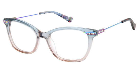 Betsey Johnson BET MAMACITA Eyeglasses, BLU
