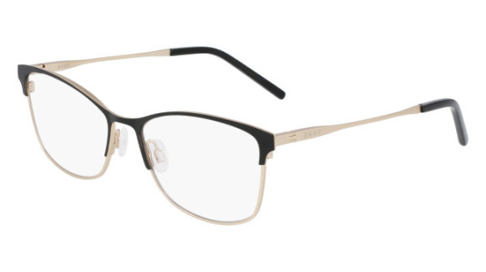 DKNY DK1028BL Sunglasses, (001) BLACK/GOLD