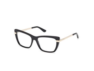 Guess GU50246 Eyeglasses, 001 - Shiny Black / Shiny Black
