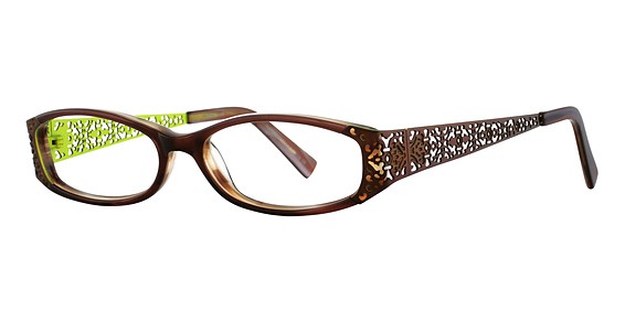 Vivian Morgan 8009 Eyeglasses, Chestnut Lime