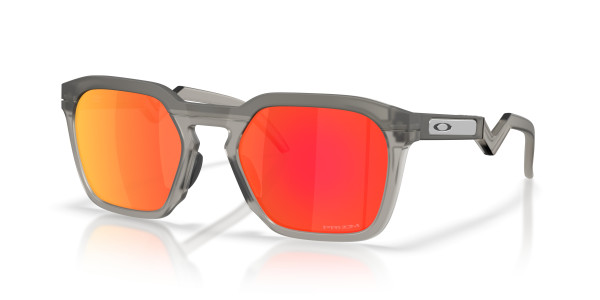 Oakley OO9533 HSTN SQ Sunglasses, 953301 HSTN SQ MATTE BLACK PRIZM GREY (BLACK)