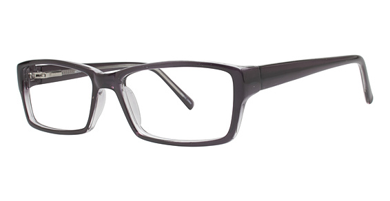 Modern Optical VISA Eyeglasses, Black/Crystal