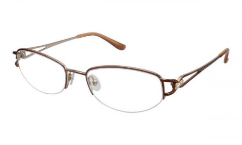 Tura 672 Eyeglasses, Eggplant/Silver (EGP)