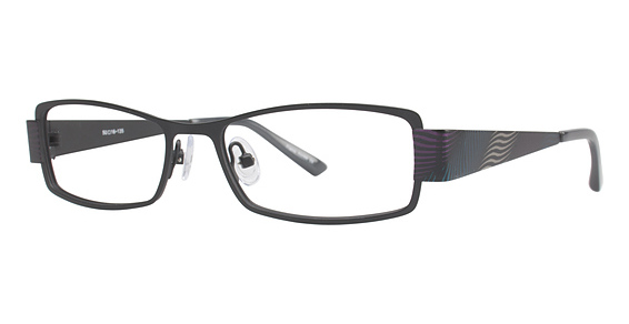 Vivian Morgan 8027 Eyeglasses, Black Damask