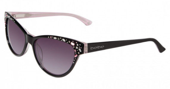 Bebe Eyes BB7024 Sunglasses, 001 Black Rose