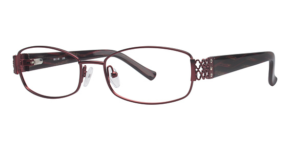 Avalon 5022 Eyeglasses, Burgundy Lattice