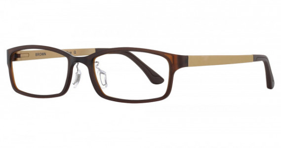 Lite Line U02 Eyeglasses, 6 Brown