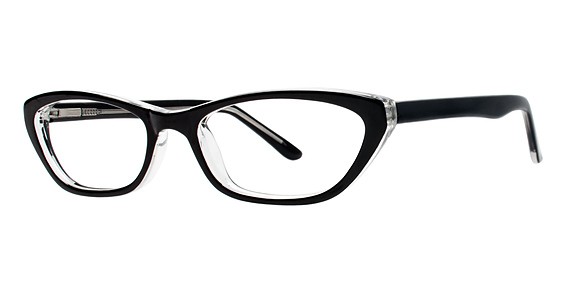 Modern Optical BELONG Eyeglasses, Black/Crystal