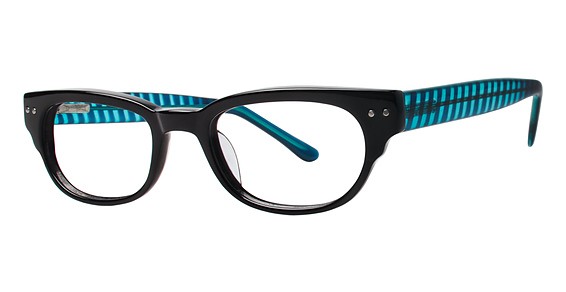 Modern Optical TENDER Eyeglasses, Black/Teal