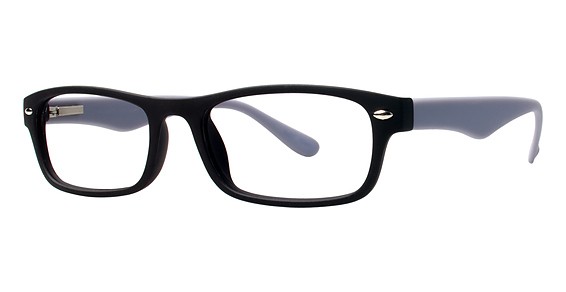 Modern Optical LAUNCH Eyeglasses, Matte Black/Grey