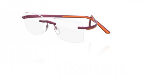 Silhouette SPX Match 2890 Eyeglasses, 6051 rose matte