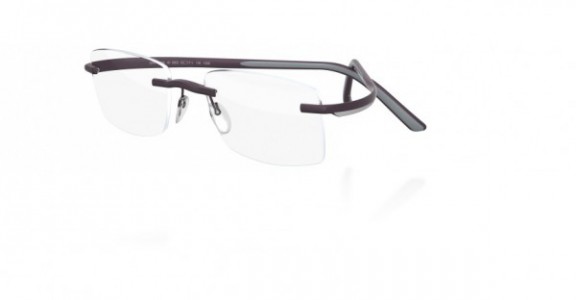 Silhouette SPX Match 2890 Eyeglasses, 6052 violet matte