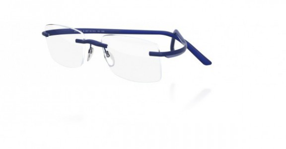 Silhouette SPX Match 2890 Eyeglasses, 6057 blue matte