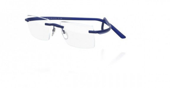 Silhouette SPX Match 2897 Eyeglasses, 6057 blue matte