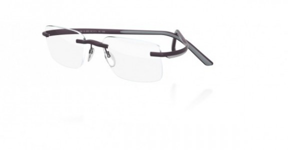 Silhouette SPX Match 2898 Eyeglasses, 6052 violet matte