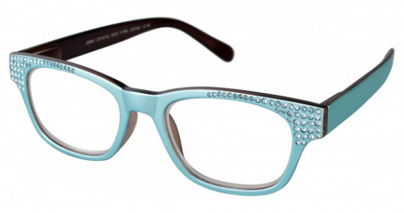 Jimmy Crystal JCR362 +2.50 Eyeglasses, AQUAMARINE