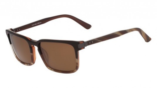 Calvin Klein CK8505S Sunglasses, (205) BROWN HORN