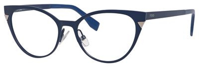 Fendi Ff 0126 Eyeglasses, 0MQH(00) Matte Blue