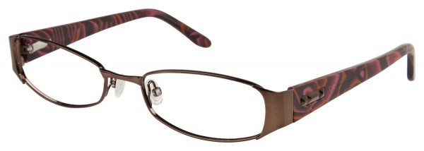 BCBGMAXAZRIA DOMINIQUE Eyeglasses, Brown