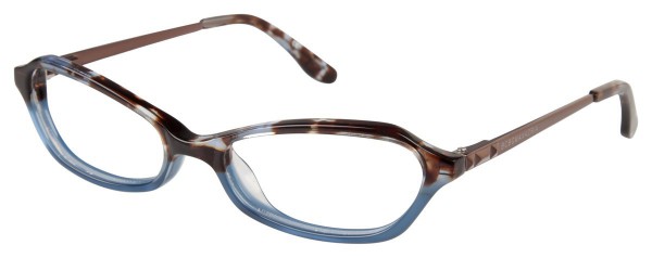 BCBGMAXAZRIA GENEVIEVE Eyeglasses, Blue Tortoise