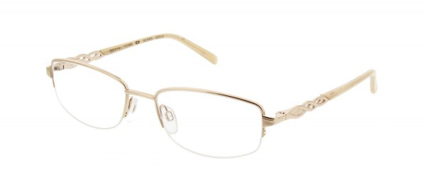 ClearVision ALEXIS Eyeglasses, Gold