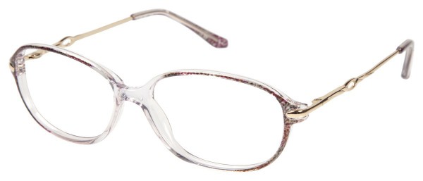 ClearVision BERNICE Eyeglasses, Blue Brown Mix