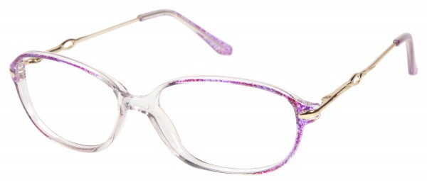 ClearVision BERNICE Eyeglasses, Purple Mix